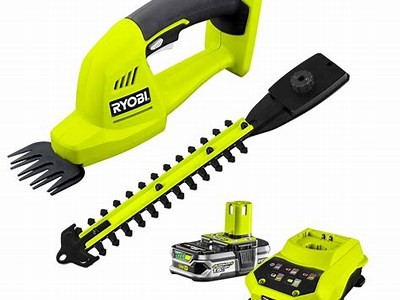 Powerful Ryobi Cordless Grass Trimmer: Efficient Battery-Operated Solution for Lawn Care